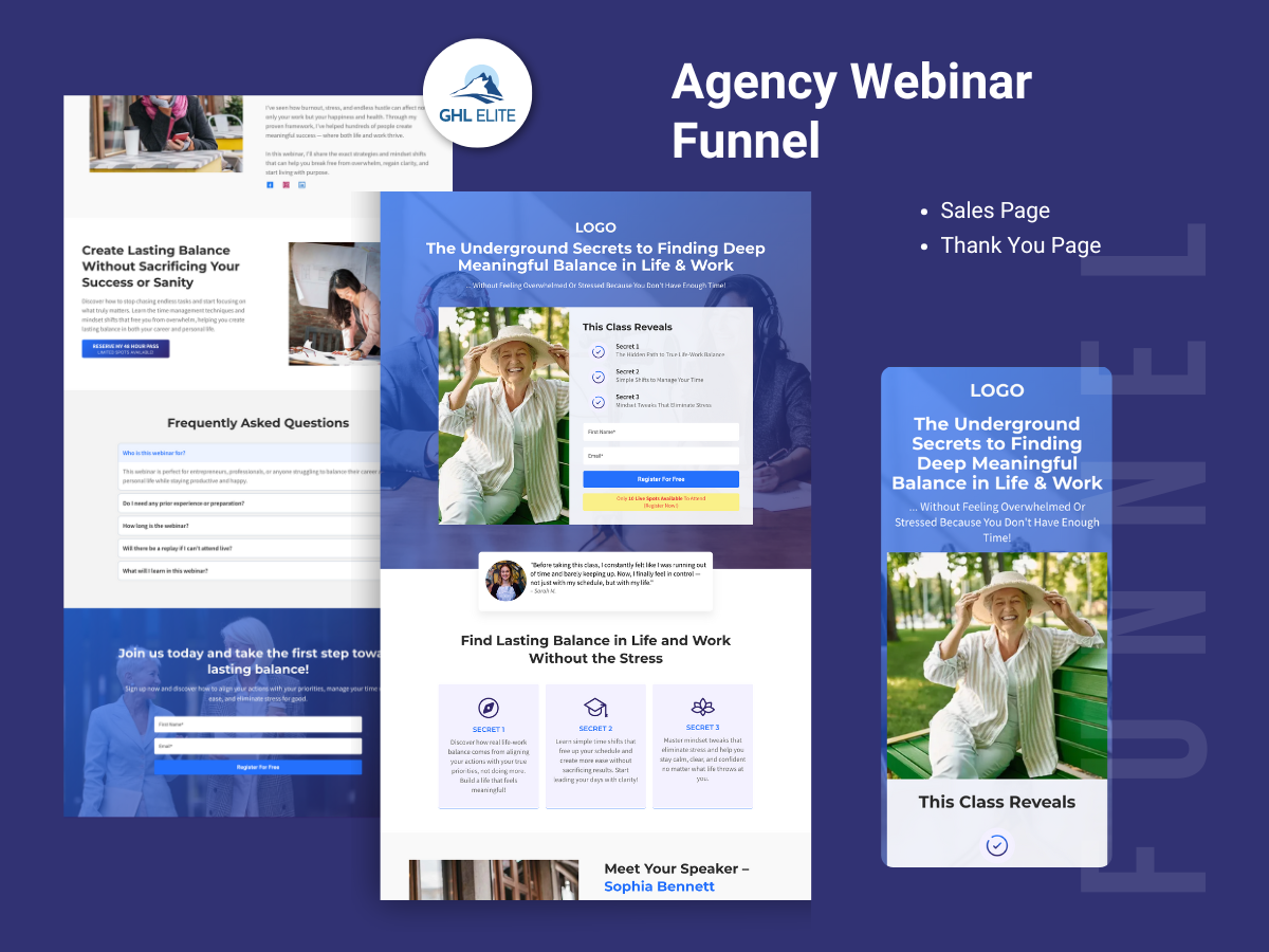Agency Webinar Funnel