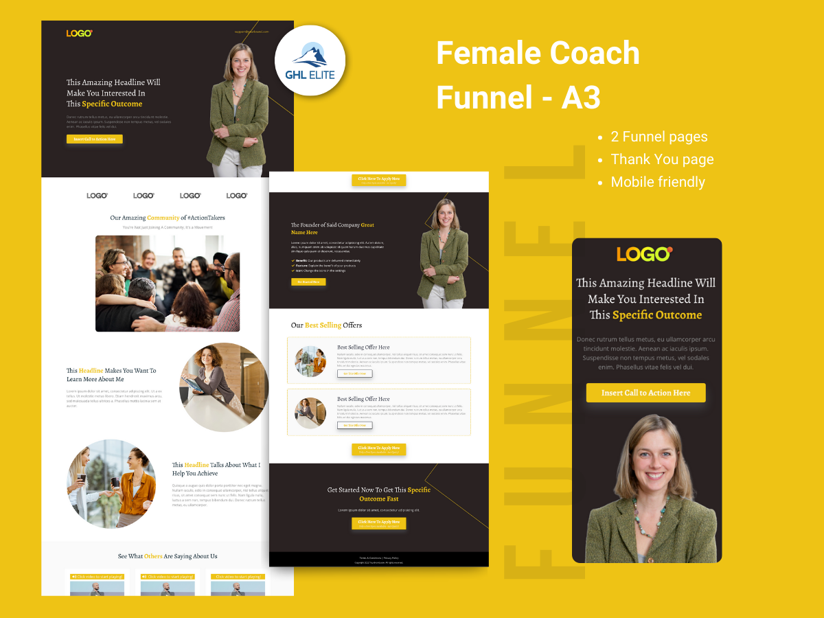Female Coach Funnel - A3