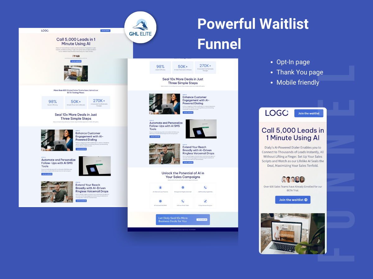 Powerful Waitlist Funnel
