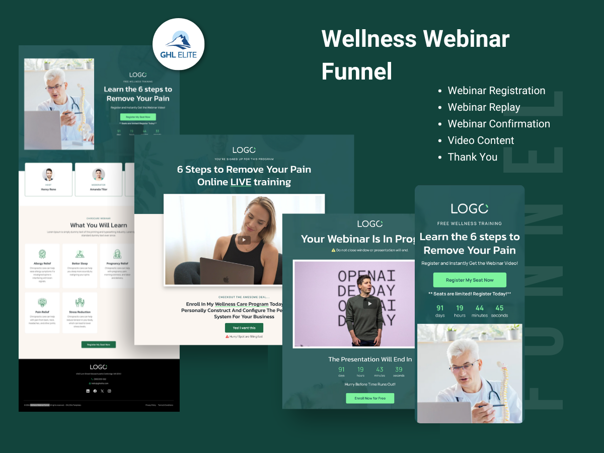 Wellness Webinar Funnel