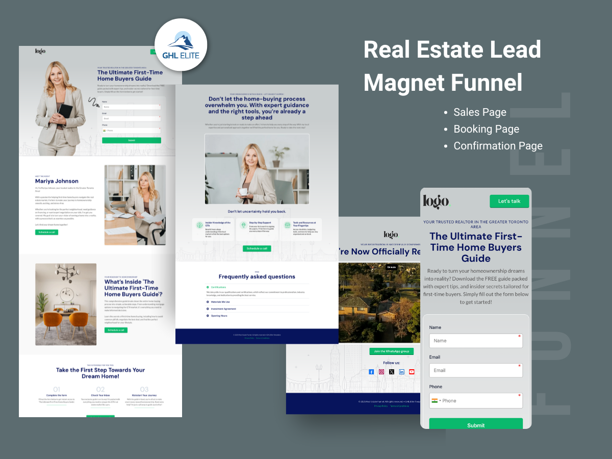 Real Estate Lead Magnet Funnel