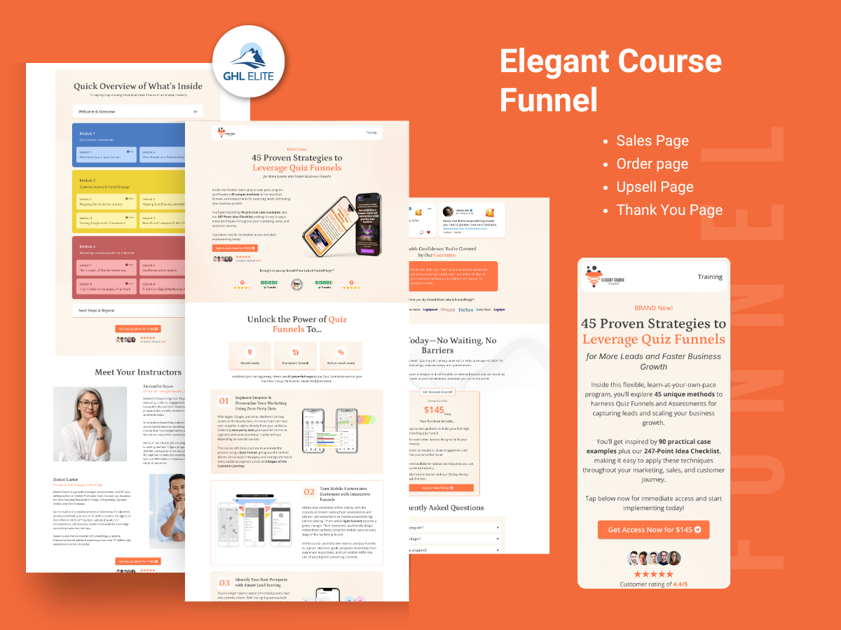 Elegant Course Funnel