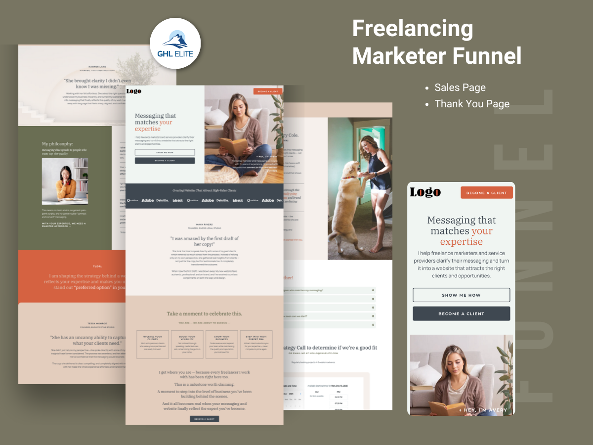 Freelancing Marketer Funnel